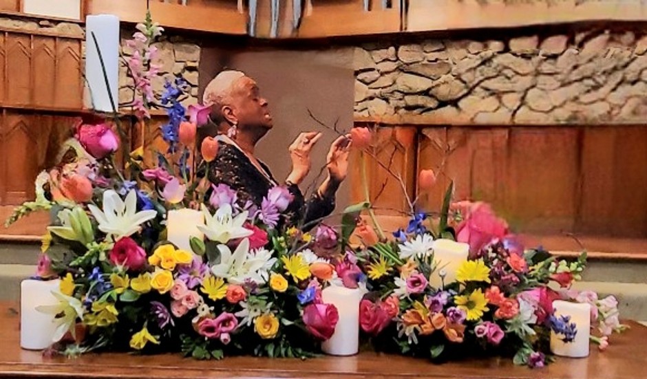 Forever in Our Hearts memorial arrangement