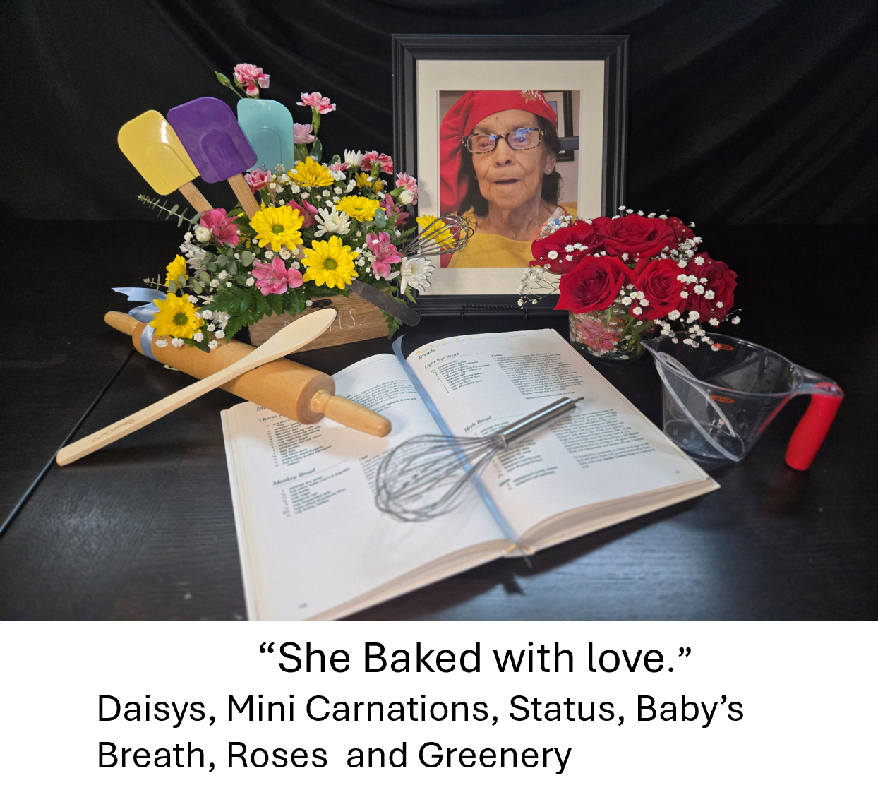 She Baked With Love baking tribute