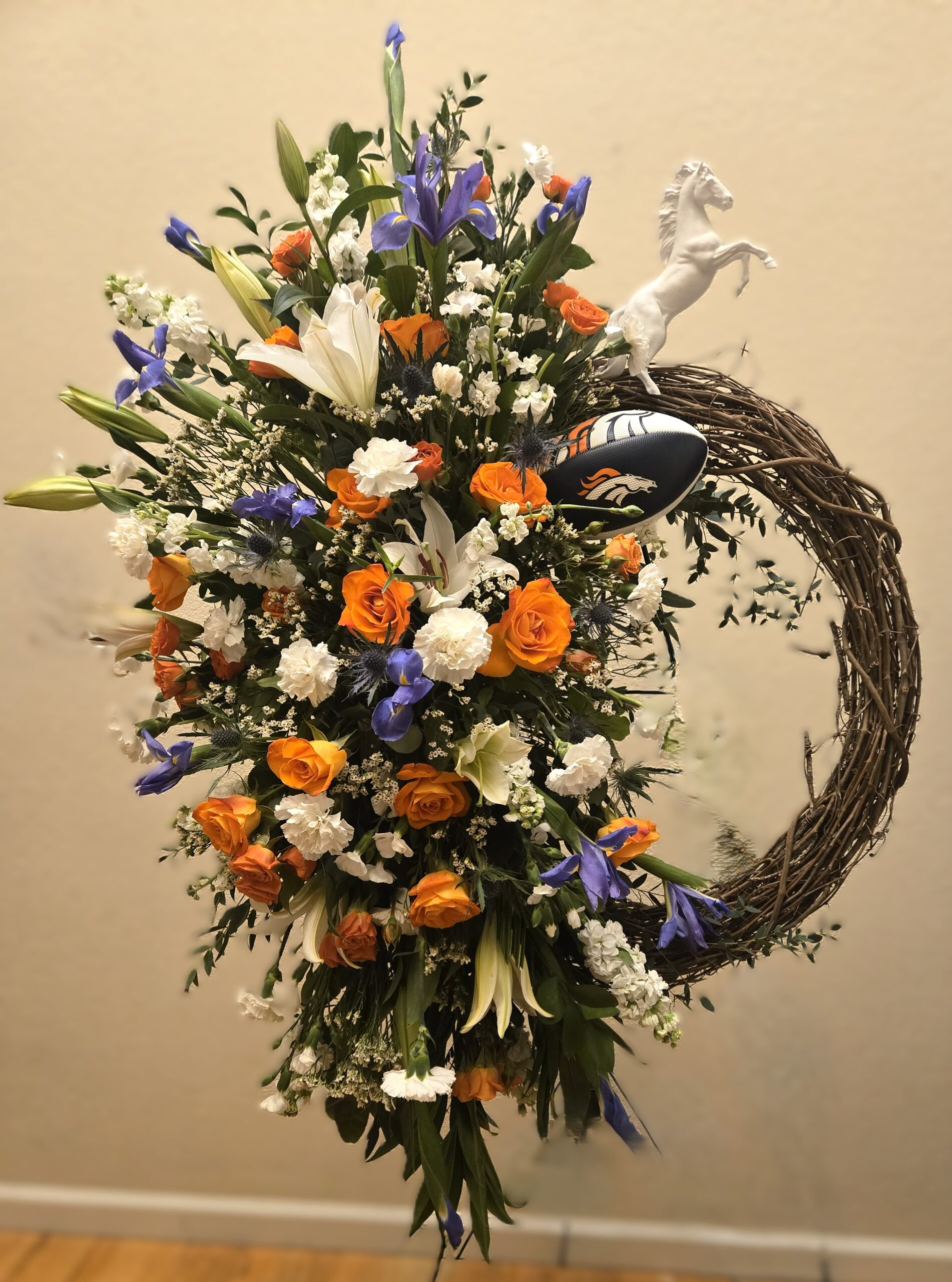 Denver Broncos themed tribute