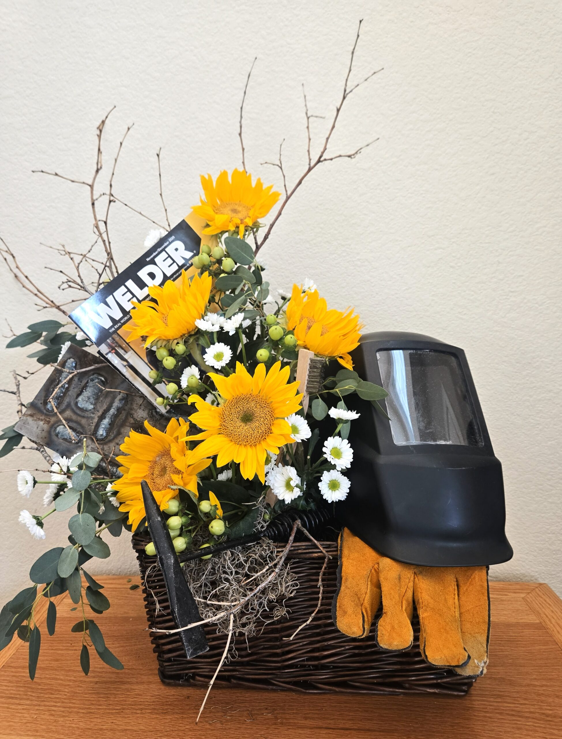 Welder trade floral tribute