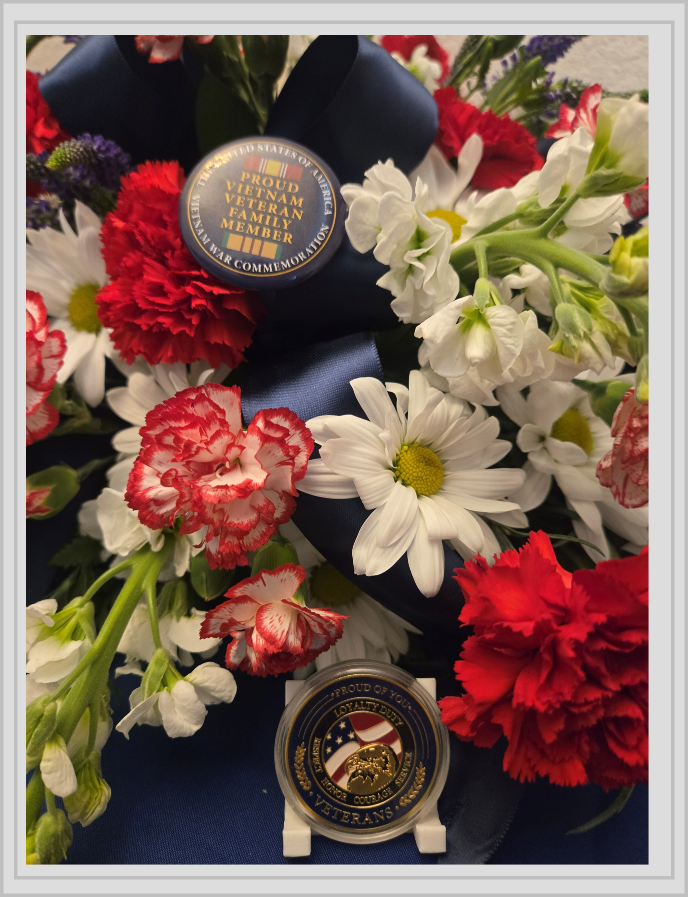 Military tribute arrangement 2